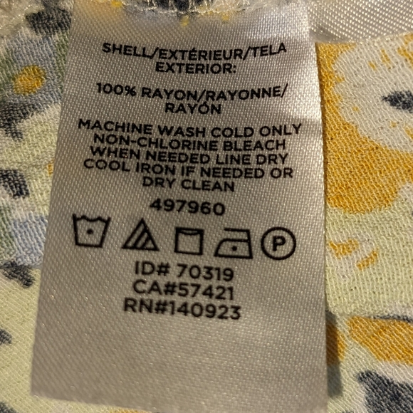 Loft Sundress / Loft Floral Print Dress / Loft Floral Swing Dress - Picture 8 of 10